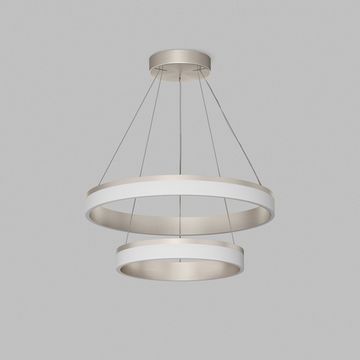 Подвесной светильник LED 63W 4000К DK6673-SN сатинированный никель Ring Denkirs