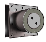 ZERNBERG Вентилятор Agat 100 V осевой ,обратный клапан 88м3/ч 14Вт ЧЕРНЫЙ