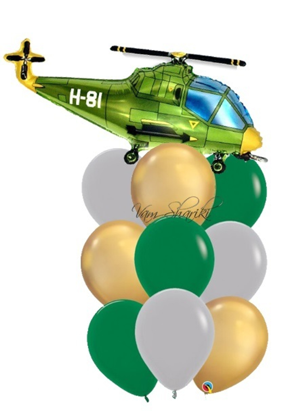 Букет "Зеленый вертолет"