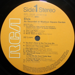 Elvis Presley / Elvis As Recorded At Madison Square Garden (LP)