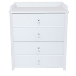 Пеленальный комод Sweet Baby Massimo Белый/Белый