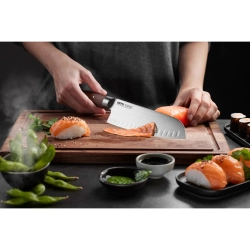 GEFU Enno 18 см нож Santoku с желобками