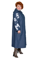 Плащ из джинсовой ткани Литера