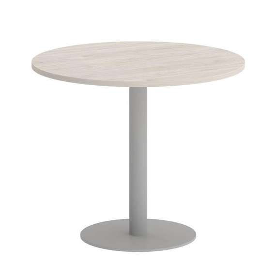 Onix Direct Стол круглый O.SPRG-1 Денвер Светлый/Металл Серый 900*900*750