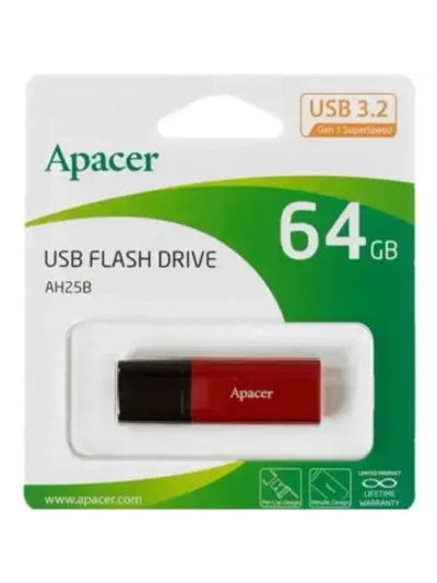 Память USB Flash 64 ГБ AH25B AP64GAH25BR-1 RED