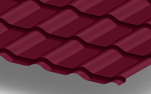 Профиль декоративный Монтерра-X 0,4мм RALL 3005 Красное вино