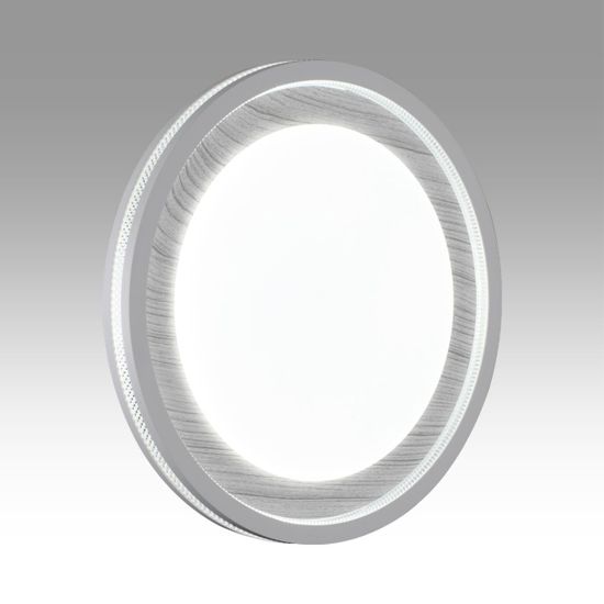 7681/EL COLOR SN 164 Светильник пластик/сер под дер LED 70Вт 3000-6000K D480 IP43 пульт ДУ MAVI WOOD