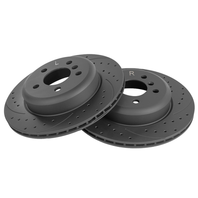 Диск тормозной задний перфорированный PRO-Line с покрытием (компл.2 шт) BMW 5:F07/F10/F11 7:F02/F04 GANZ GIJ06085S