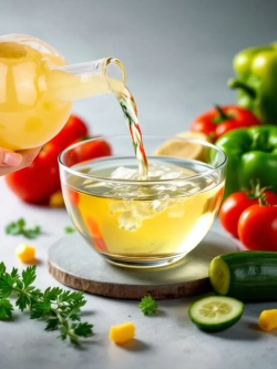 Натуральный яблочный уксус, 5% 1000 мл