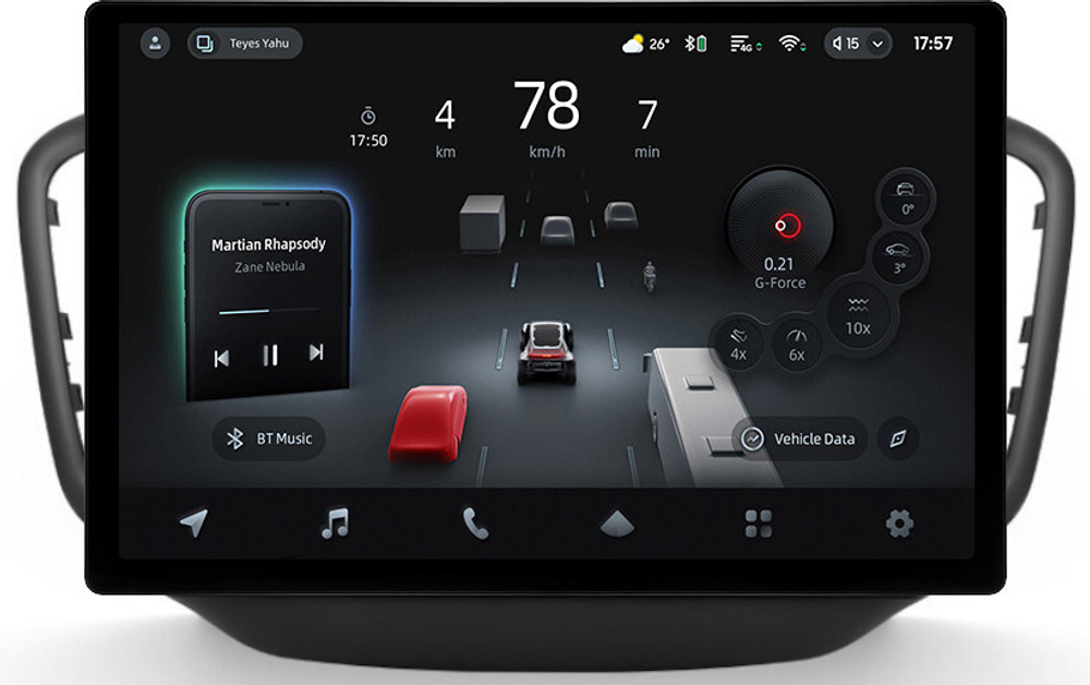 Магнитола для Chery Tiggo 5 2014-2020 - Teyes CC4-PRO монитор 13" 2K QLED на Android 13, Snapdragon 778G, 8+128, AI, CarPlay, DSP, 4G SIM-слот