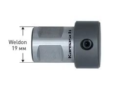 Адаптер на Weldon 19 для спиральных сверл 2,5 мм, Karnasch, арт. 20.1830-002