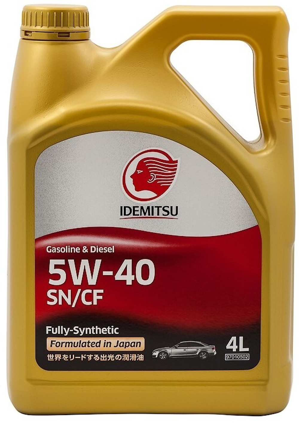 Масло моторное IDEMITSU 5W-40 Gasoline & Diesel F-S SN/CF пластик 4л / 5W40