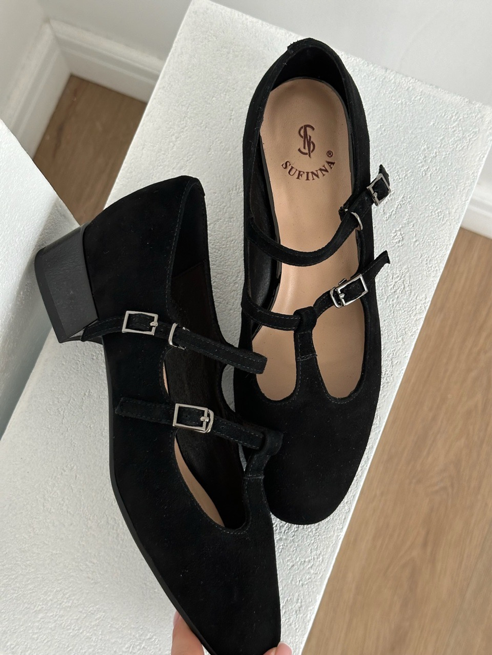 Туфли из натуральной замши