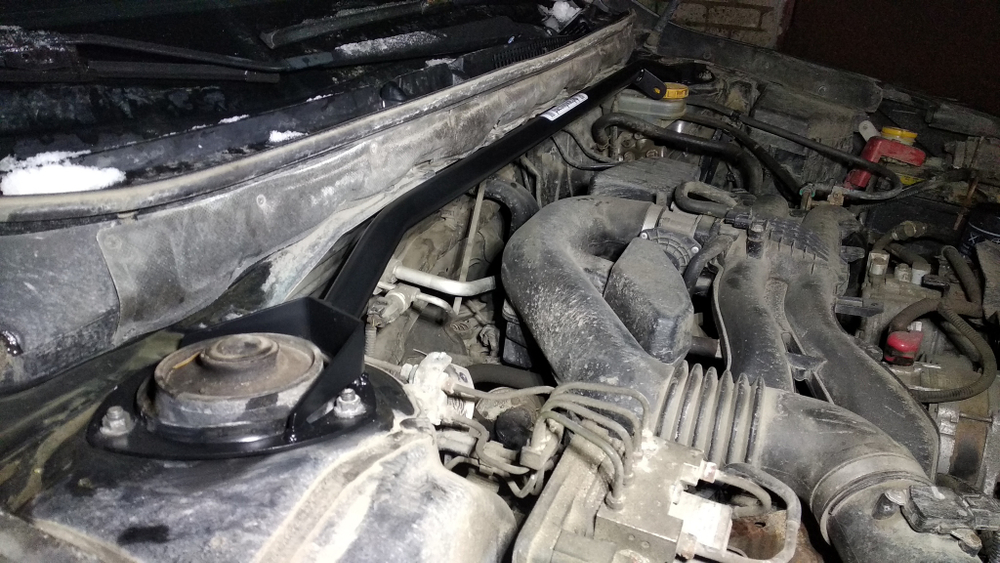 Распорка передних стоек (цельная) Subaru Outback 5 (BS) и Subaru Legacy 6 (BN), (BS) (ПОД ЗАКАЗ)