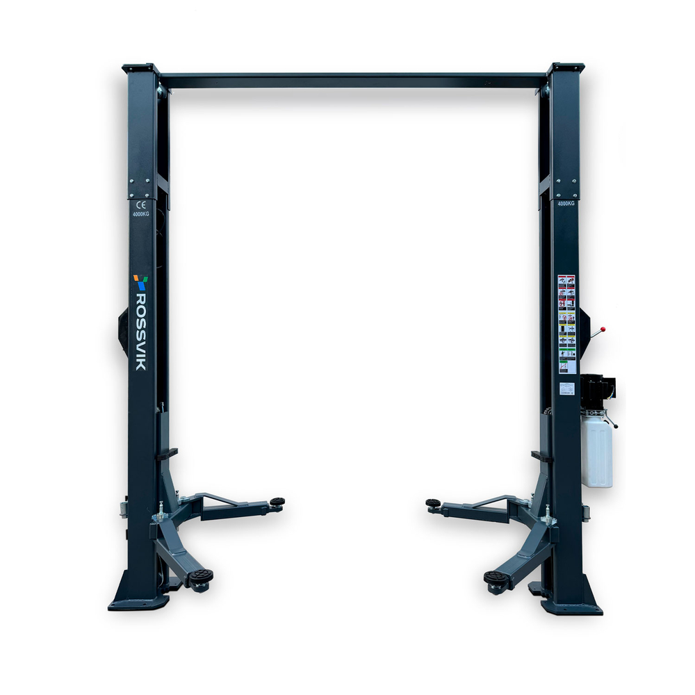 Автоподъемник двухстоечный ROSSVIK V2-4LH г/п 4.0т, 380В, с верхней синхронизацией. Цвет серый