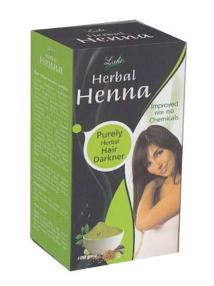 Хна для волос Lalas Herbal Henna Hair Pack Лалас обогащенная травами в банке 100 гр.