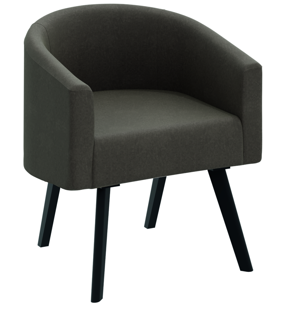 Стул кресло OMELO 1, цвет черное дерево + ткань №232