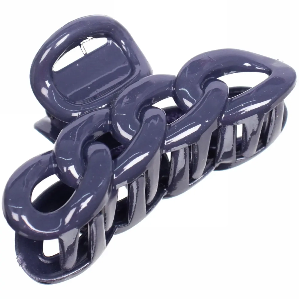 Заколка-краб для волос на блистере «Magic Gloss», кольца, микс 6 цветов, 6,5см