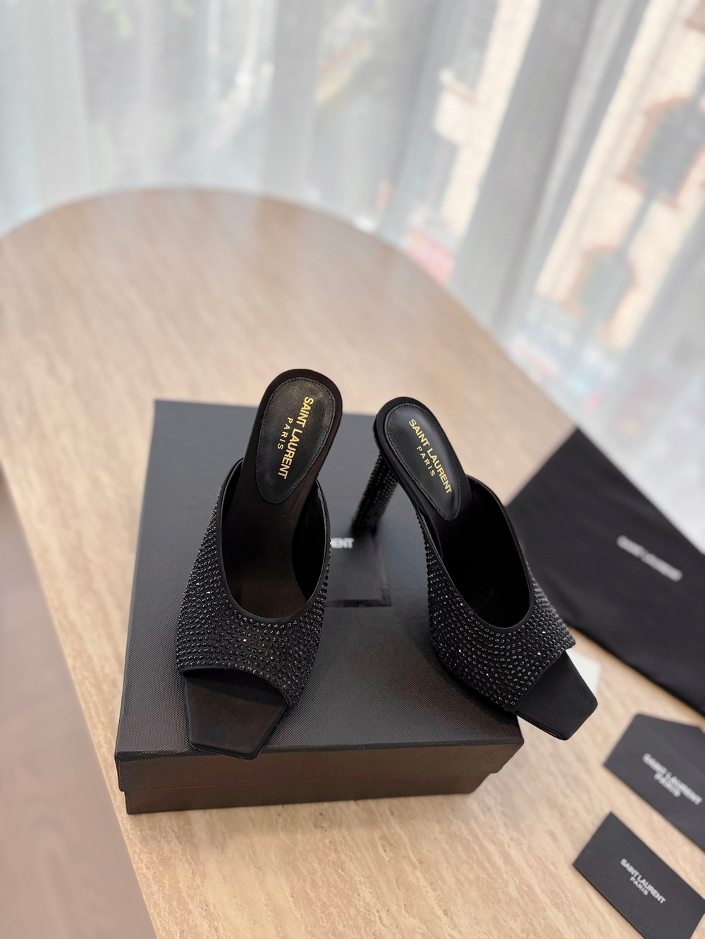Saint Laurent Mules