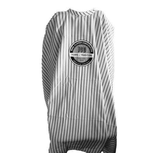 Пеньюар для барберов, в полоску 100 Years Logo Wahl (0093-6055)
