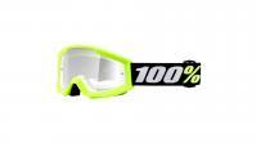 Очки детские 100% Strata Mini Goggle Yellow / Clear Lens (50033-00003)