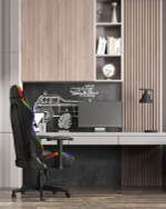 Кресло спортивное TopChairs GMM-080 черный