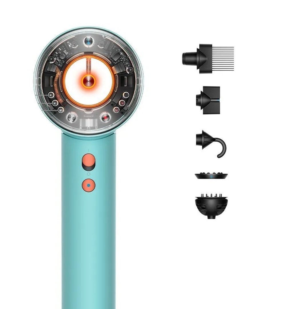 Фен Dyson Supersonic HD16 Nural Prussian Ceramic Platina/Topaz
