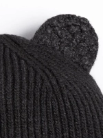 Шапка с ушками вязаная для детей