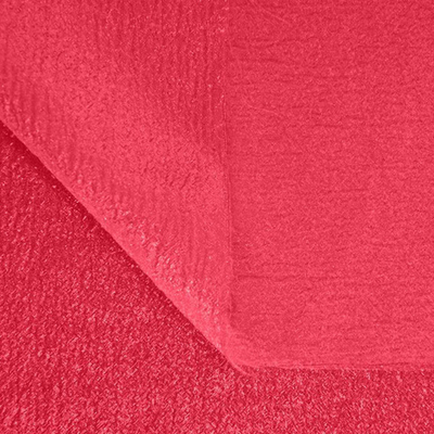 Органза креш, 43 г/м2, 150 см, ярко-красный