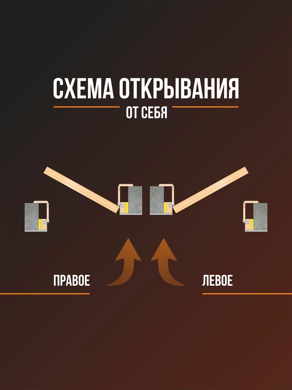 Дверь межкомнатная скрытого монтажа Invisible Revers, Скрытая дверь под покраску с черной кромкой, Левая