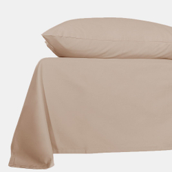 Простыня прямая в песочно-бежевом Mollen