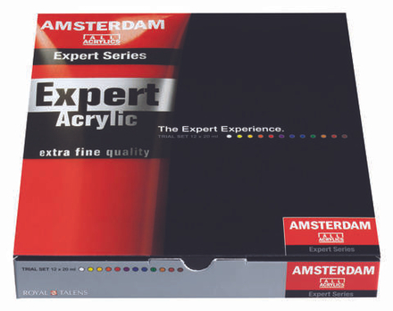 Набор акриловых красок Amsterdam Expert 12 туб по 20мл в картонной упаковке