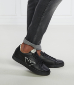 Кожаные кроссовки Emporio Armani - черный(X4X598 XN633)
