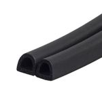 Уплотнитель D-50 пром. черный 10*12мм KIM TEC (бухта) 2х25м