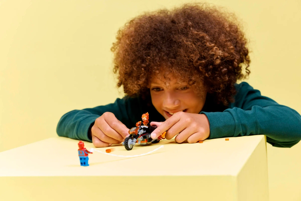 Конструктор LEGO Marvel 76335 Spider-Man vs. Ghost Rider Motorcycle