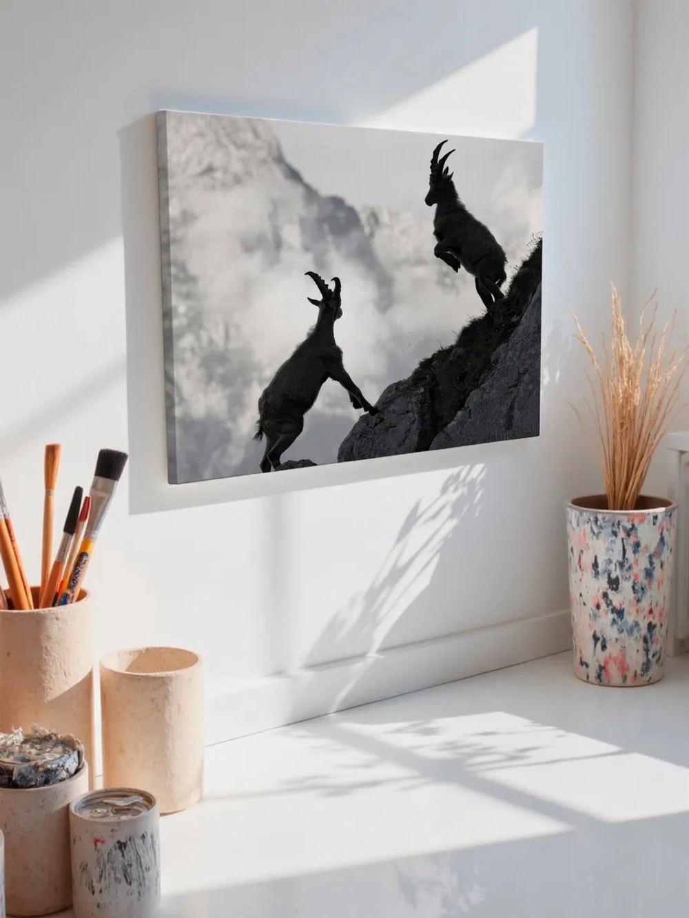 Картина на стену 40 X 50 Горные козлы