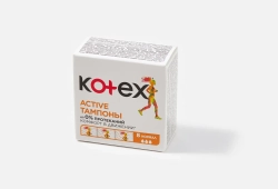 Kotex Тампоны Нормал Эктив, 8 шт. Котекс