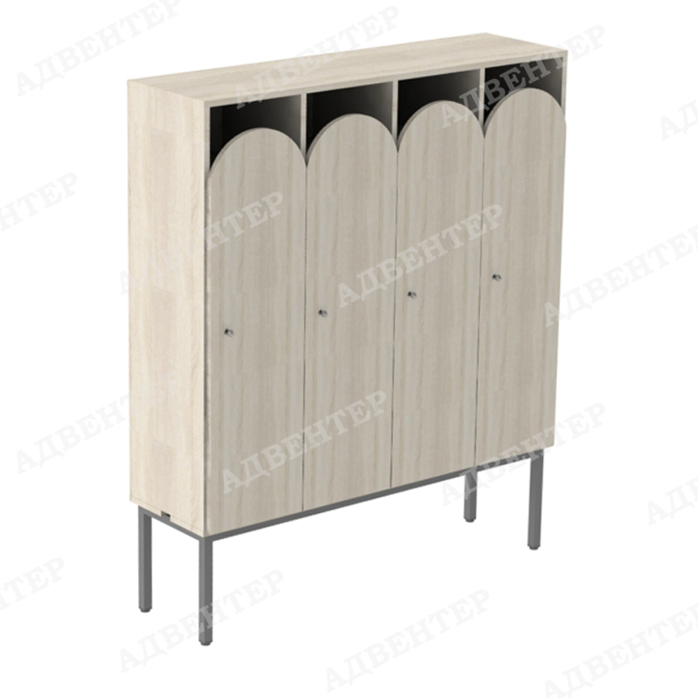 Шкаф детский для одежды 4 СЕКЦИИ