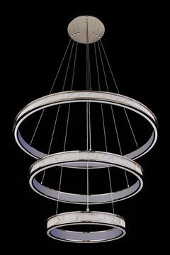 Подвесная люстра LED 193W 3000К/4000К/5500К LE7702/800-3K Black Chrome чёрный хром Christine Leon