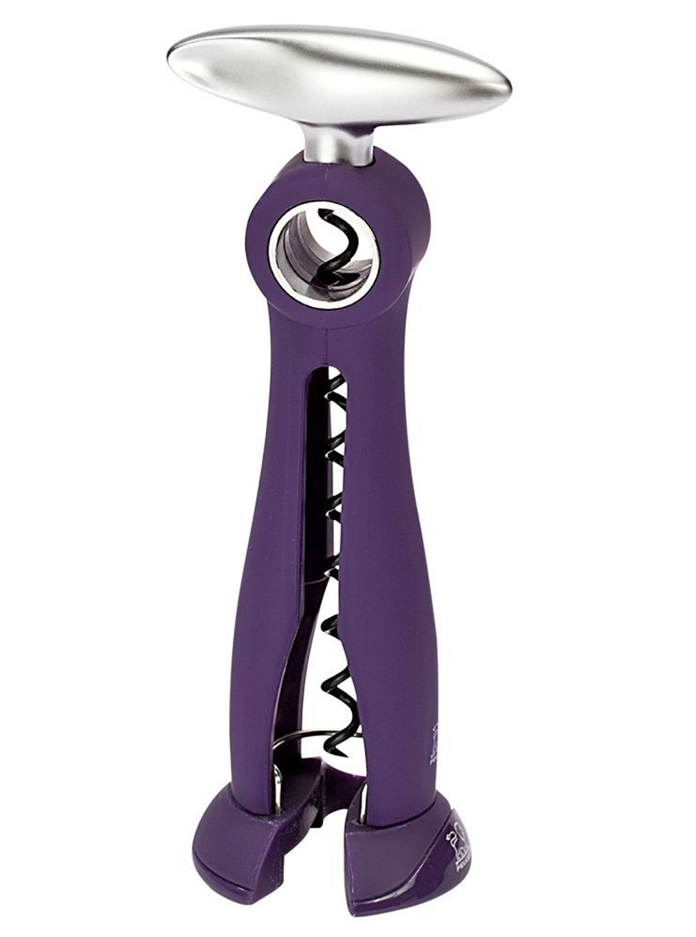 Штопор с обрезателем фольги Peugeot Salma фиолетовый Франция