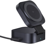 Зарядное устройство Baseus PicoGo 2-in-1 Qi2 15W + USB-C 67W USB Type-C черный