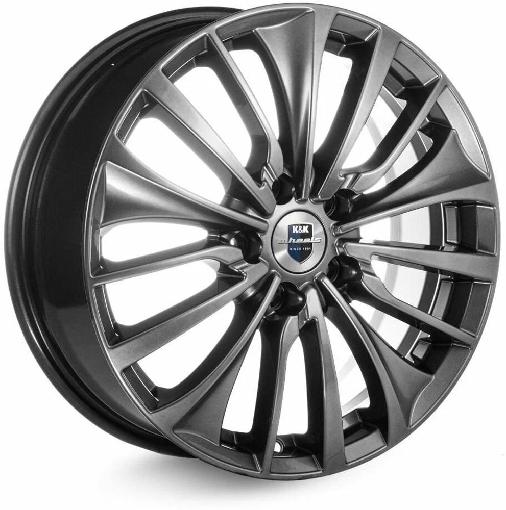 K&amp;K Flanker 6.5x17 4x100 ET 43 Dia 60.1 (дарк платинум)