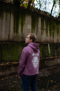 Худи "СМНЛ" violet one size