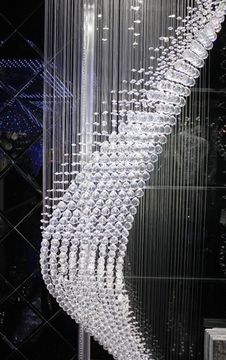 cristal  cascade chandelier  11-05  by Cristallino