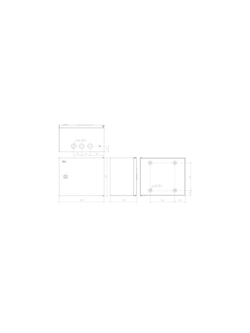 Корпус металлический ЩМПг-02 250х300х175 IP54 NO_SIMPLE_STM_SHMPg-02_IP54 ЭРА Б0041665
