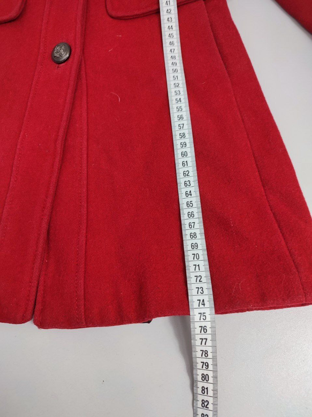 Пальто яркого цвета 42/44 размер