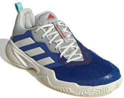 Мужские кроссовки теннисные Adidas Barricade - Бежевый, красный, небесный