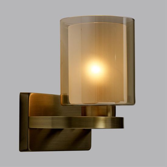 6524/1W COUNTY LN23 39 античная латунь Бра E27 1*60W 220V RIVERLY