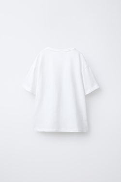 ZARA ФУТБОЛКА С ПРИНТОМ VAN GOGH ©, БЕЛЫЙ