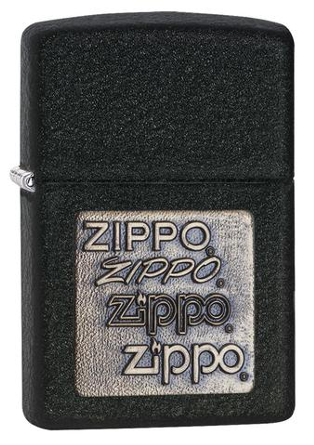 362 Зажигалка ZIPPO Logo Black Crackle